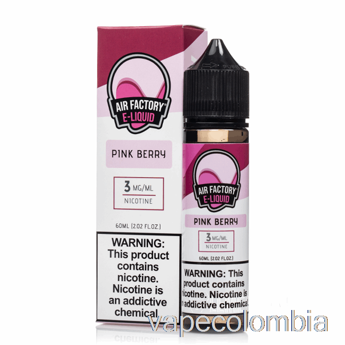 Vape Recargable Pink Berry - Air Factory - 60ml 0mg